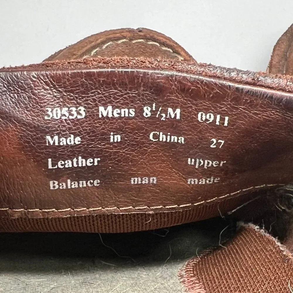 Clarks Men's Size 8.5 Terriers Brown Suede Leather‎ Loafers
